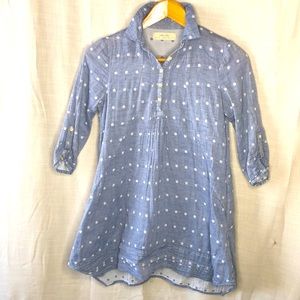 Isabella Sinclair chambray shirt dress polka dot